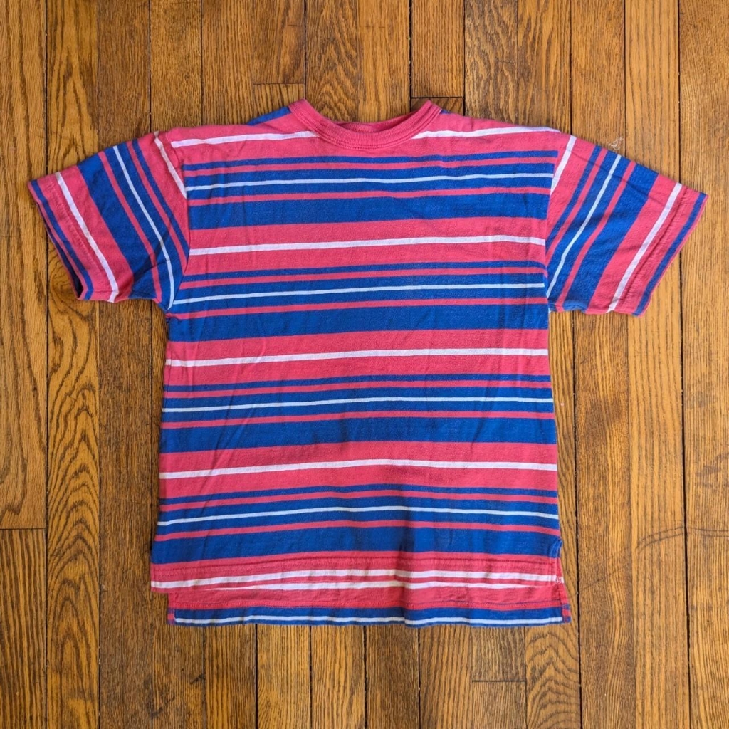 Vintage 90's L.L.Bean Striped Crewneck T-Shirt